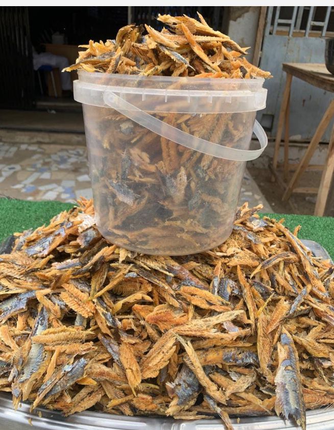 Dried Fish in Bucket