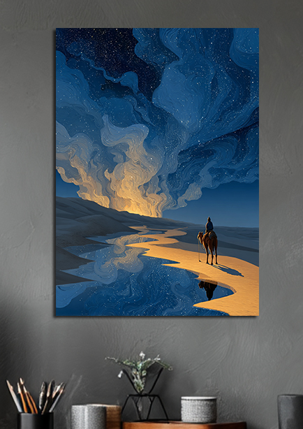 Affiche Murale Art Fantastique Désert