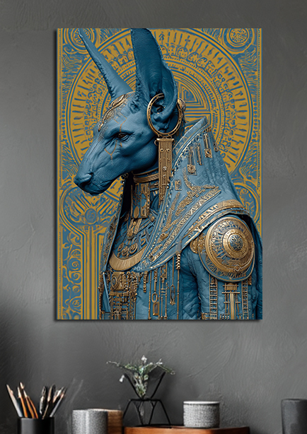 Tableau Anubis Égyptien