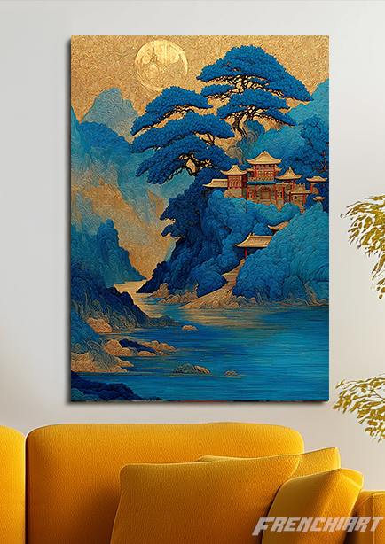 Tableau mural paysage asiatique