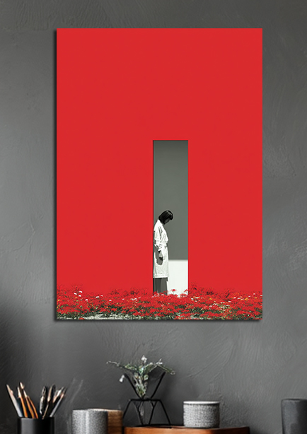 Affiche artistique minimaliste