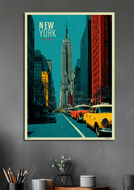 Affiche rétro New York