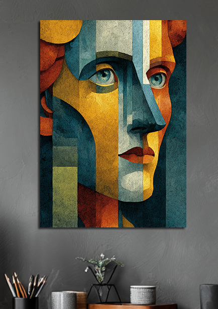 Affiche décorative abstraite