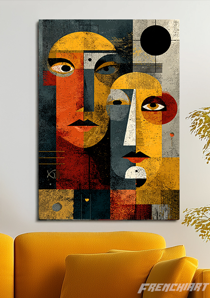 Tableau abstrait moderne