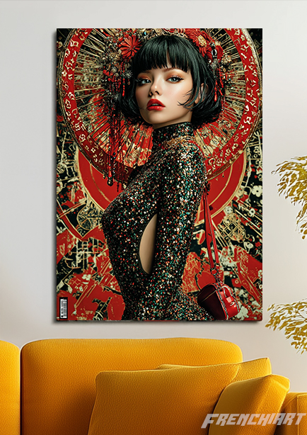 Tableau d'art contemporain asiatique