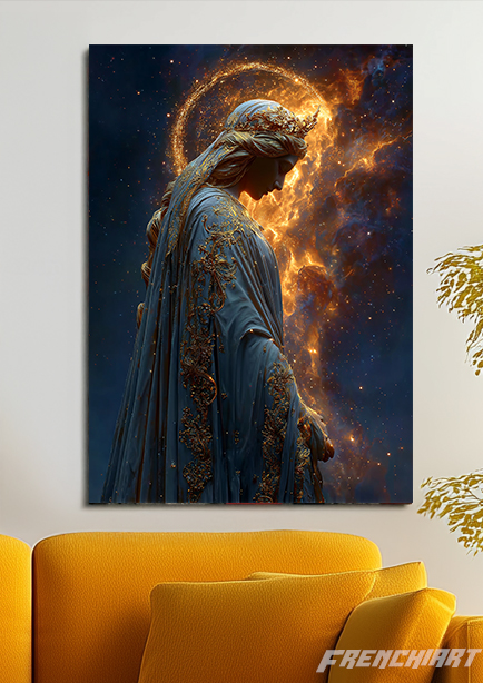 Tableau représentant une déesse céleste