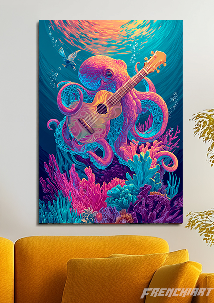 Toile Octopus Guitar