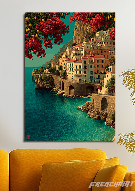 Tableau mural Côte méditerranéenne