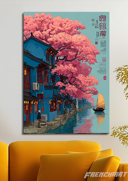 Poster mural paysage asiatique