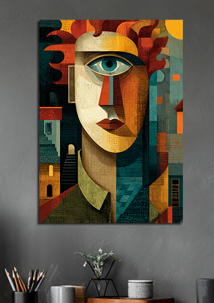 Affiche artistique surréaliste