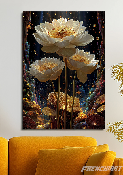 Tableau floral envoûtant