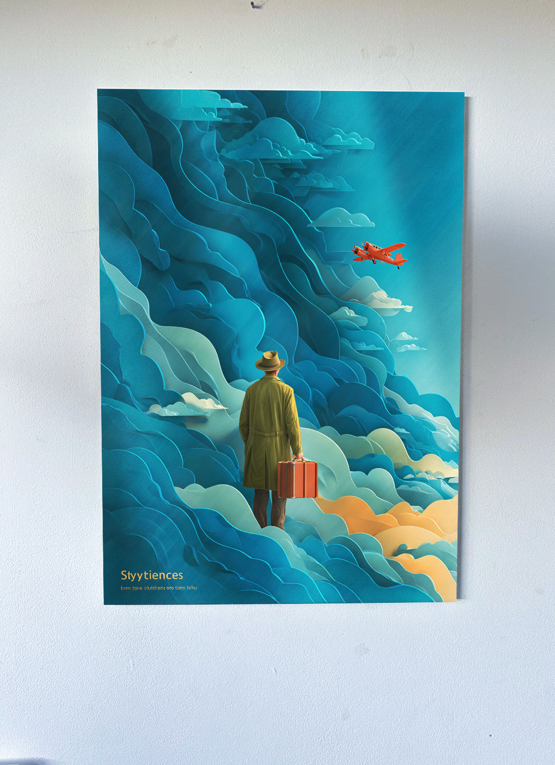 Affiche artistique 'Skyiences'