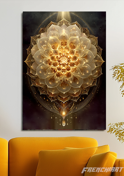 Tableau Mandala Doré
