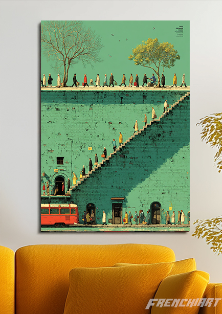 Tableau mural urbain