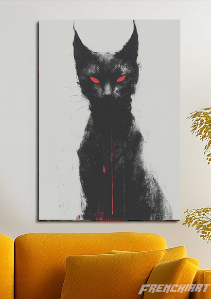Tableau Chat Noir