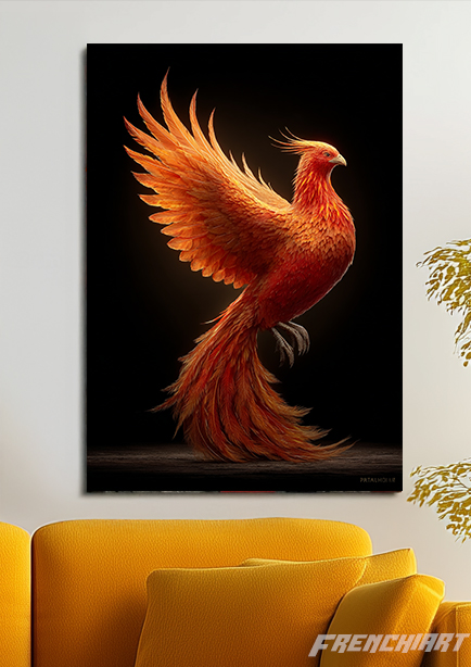 Tableau Phénix flamboyant