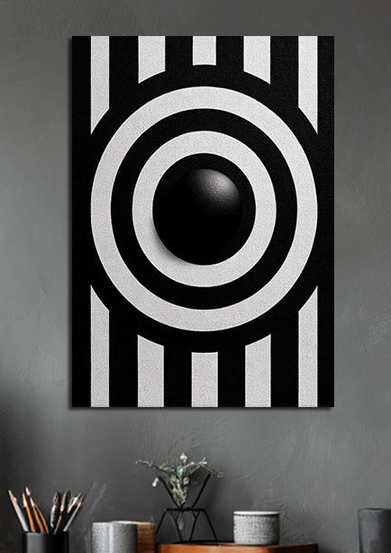 Tableau mural géométrique