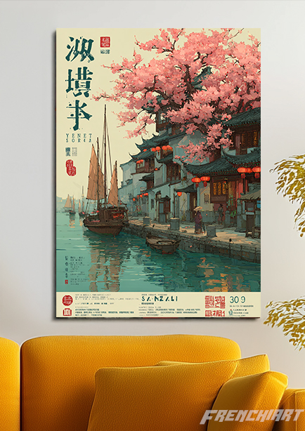 Affiche artistique orientale