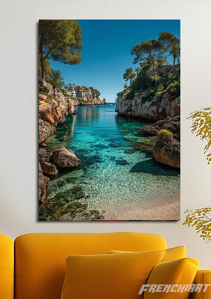 Tableau mural paysage méditerranéen