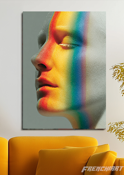 Canapé jaune moderne