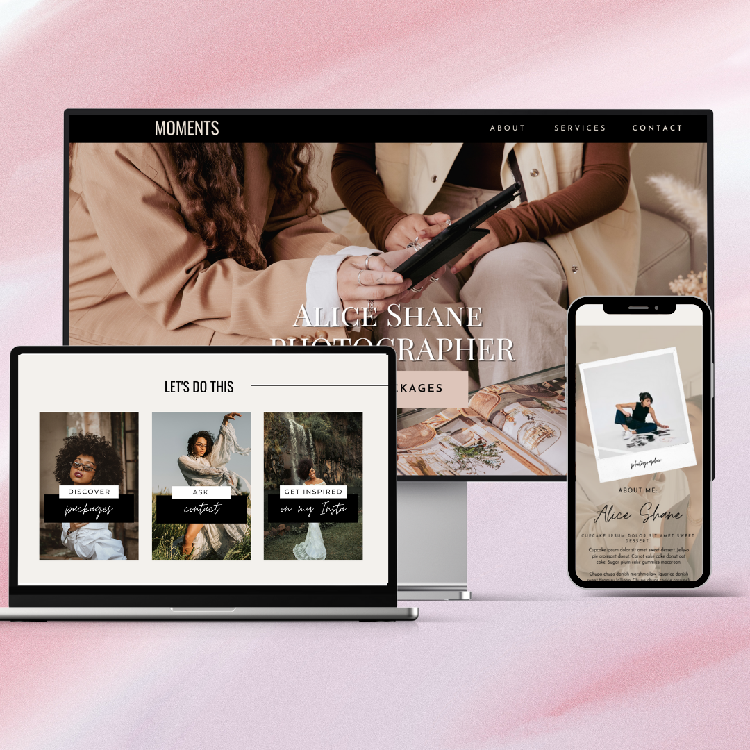 Photographer Website Template