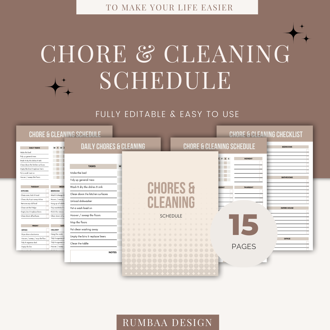 Cleaning Schedule Planner