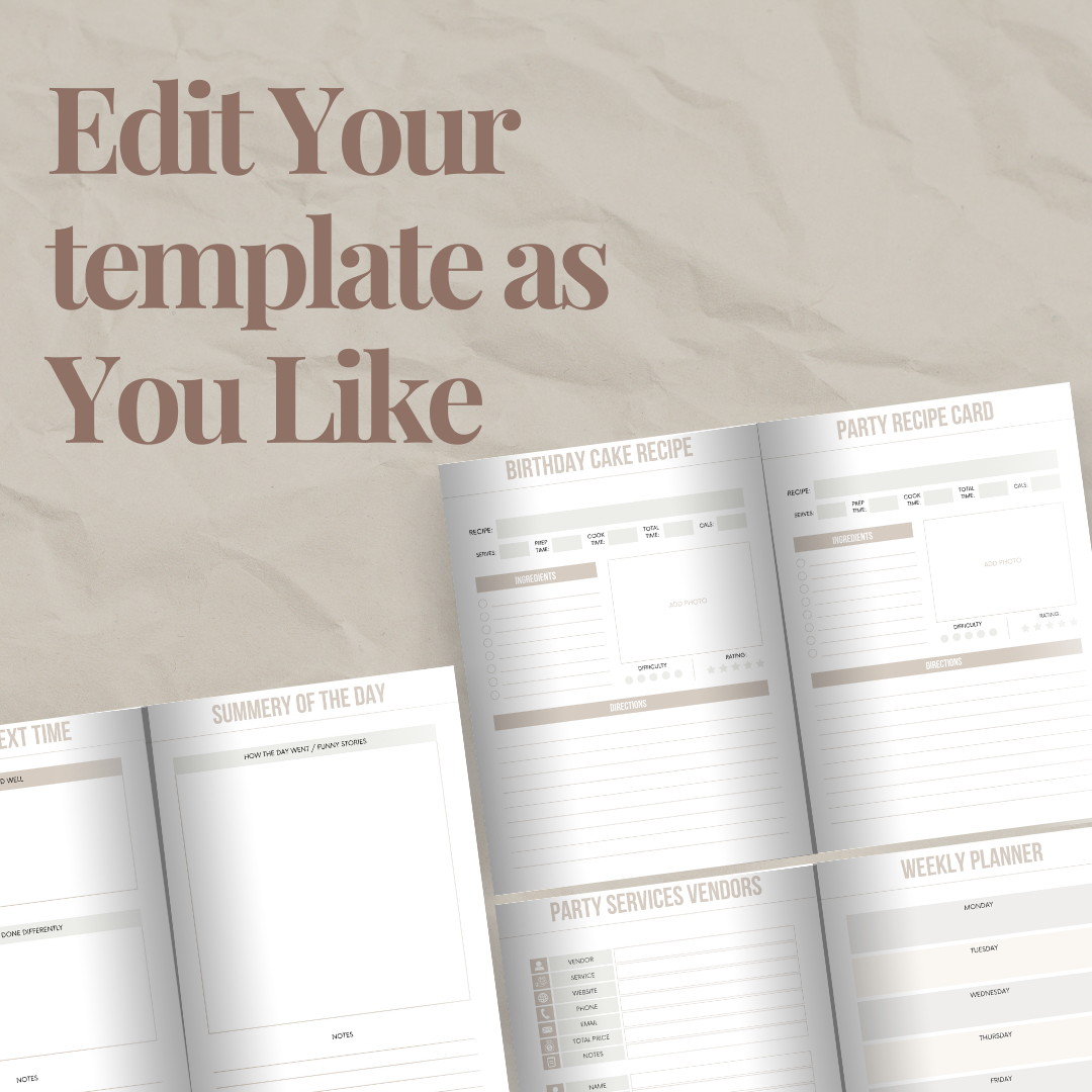 Birthday Party Planner