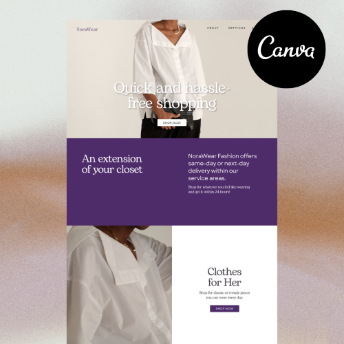 Fashion Retail editable Website Template