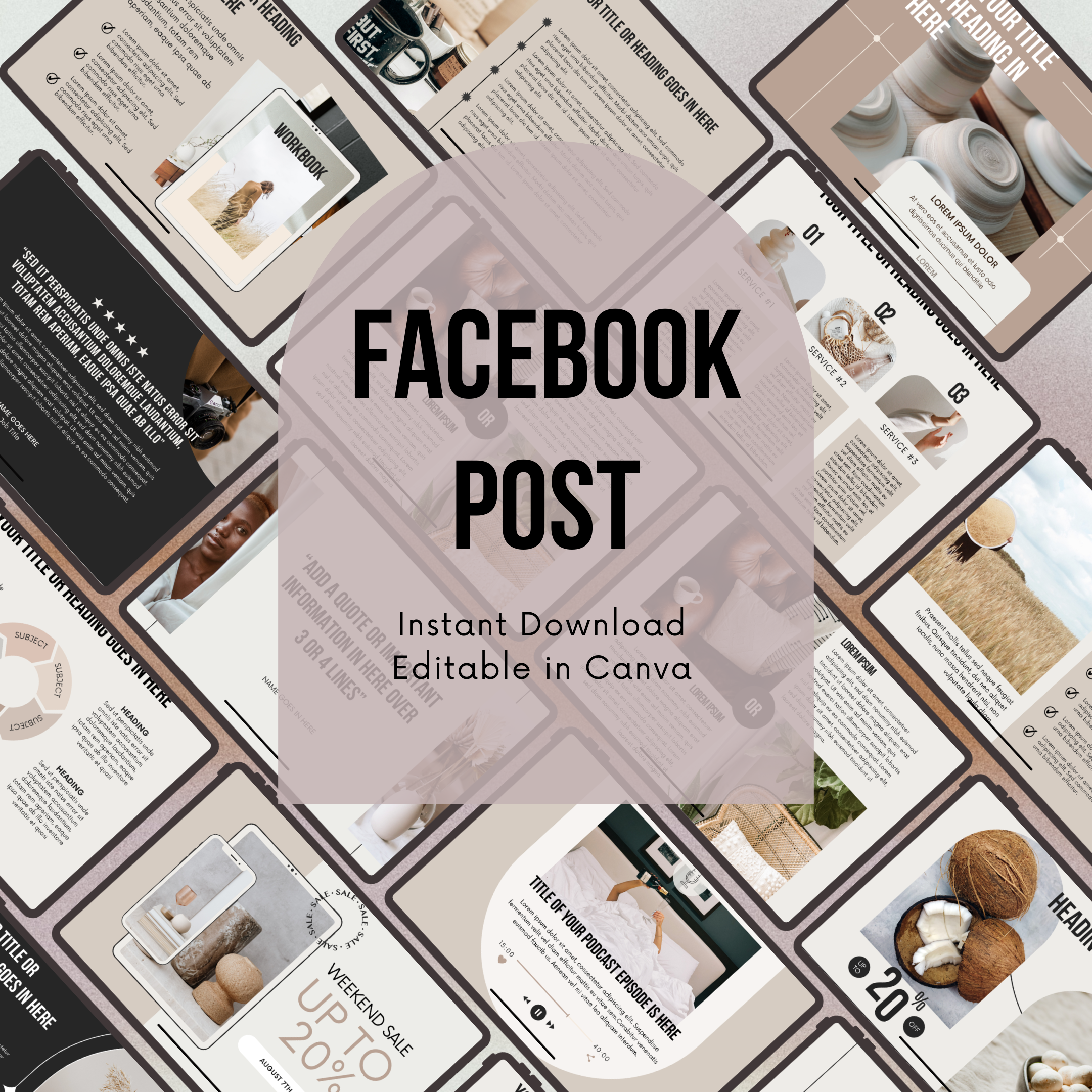 52 Facebook Post Templates