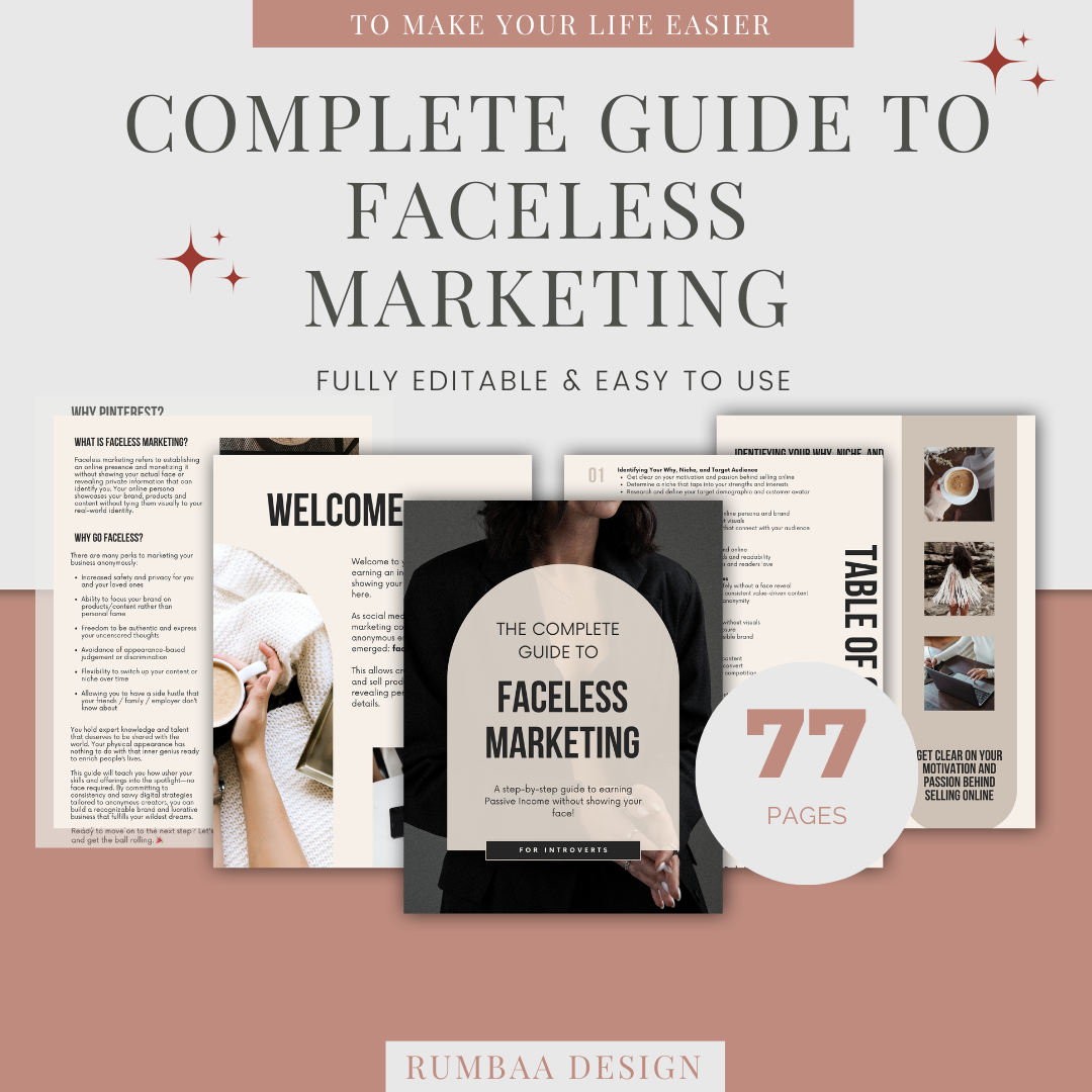 Faceless Marketing Guide
