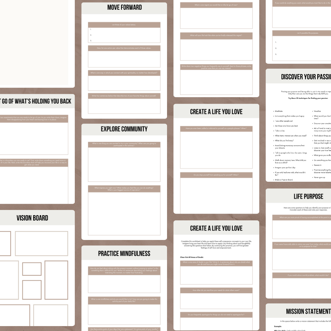 Find Your Passion Workbook & Journal