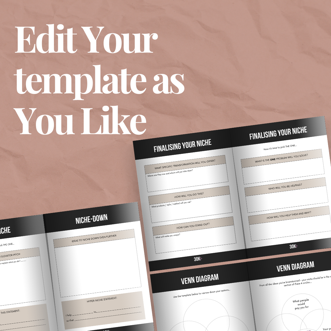 Niche Discovery Mini Workbook