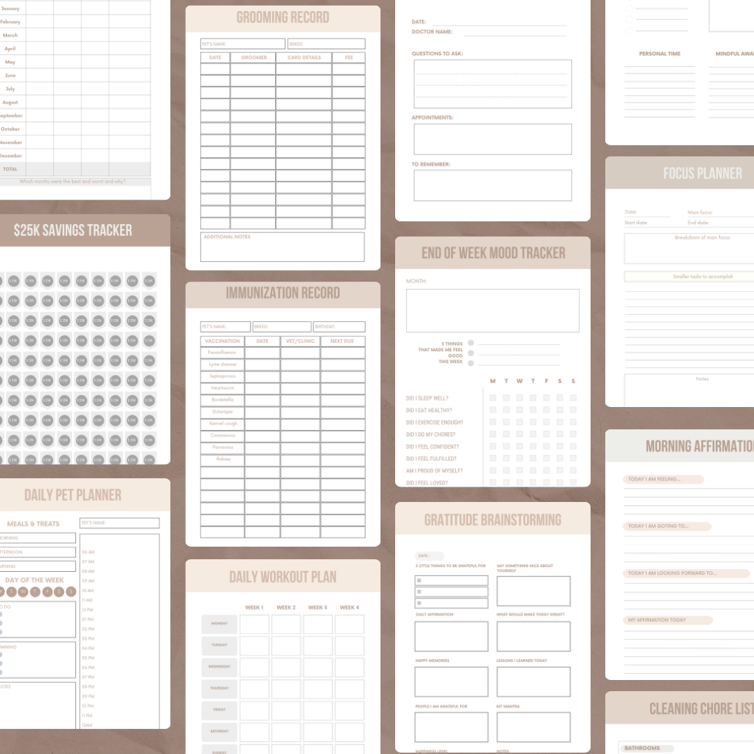 Journal Sheets