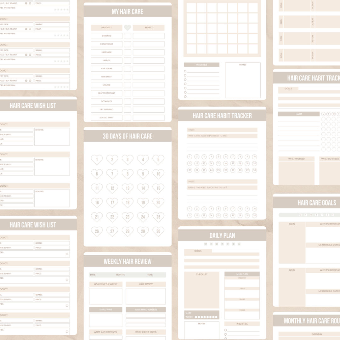 Hair Care Planner