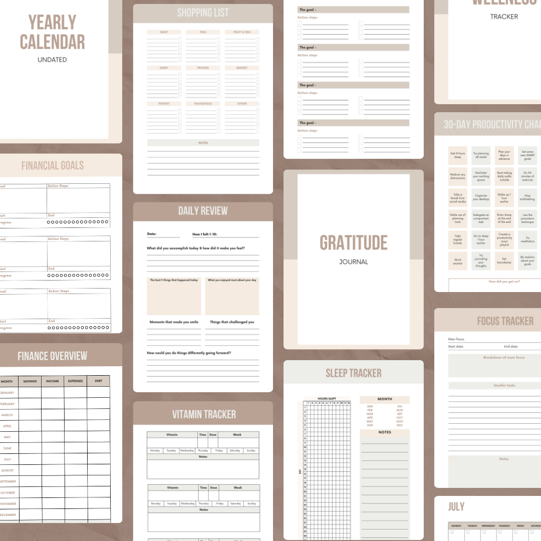 Productivity Workbook