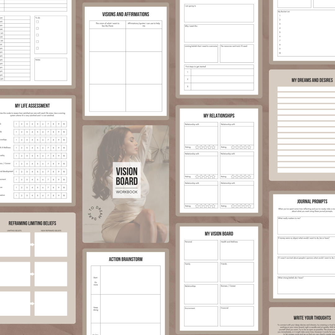 Vision Board Workbook