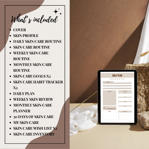 Skin Care Planner