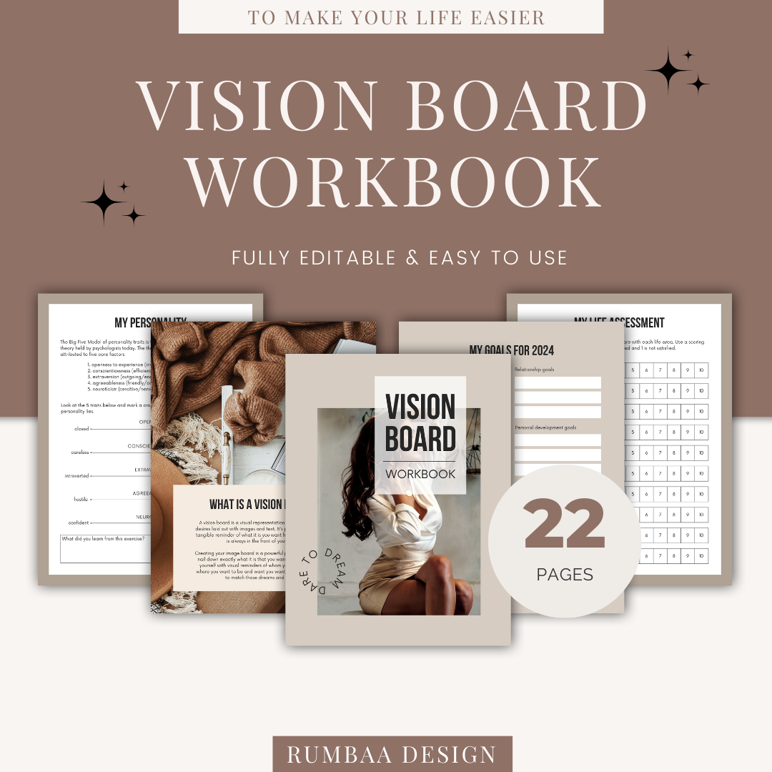 Vision Board Workbook