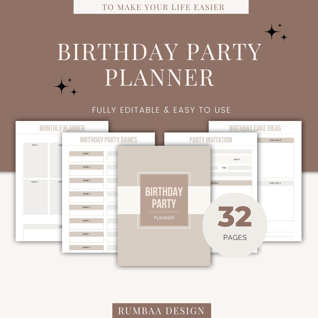 Birthday Party Planner
