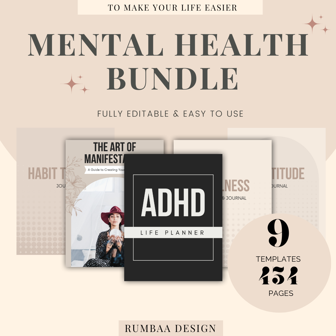 Mental Health Planner Bundle