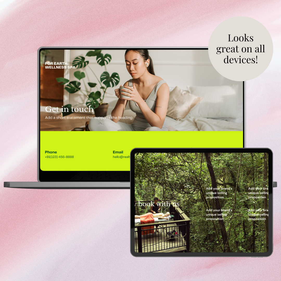 Professional Business Editable Website Template