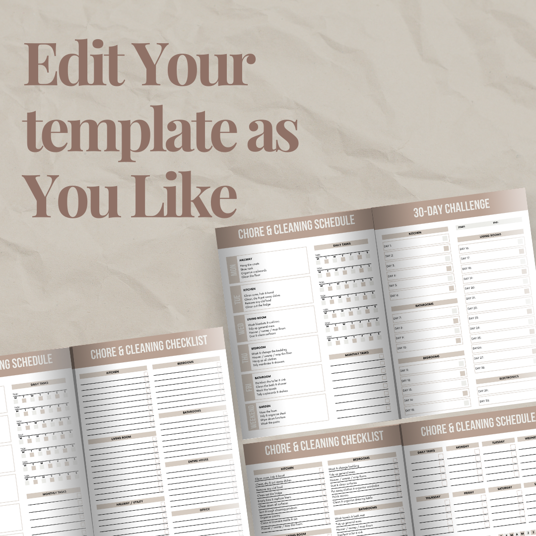 Cleaning Schedule Planner