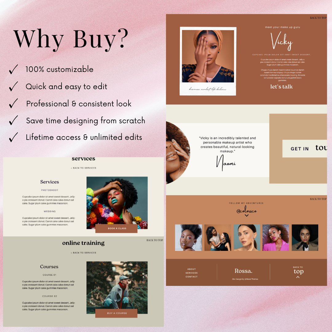 Editable Business Website Template
