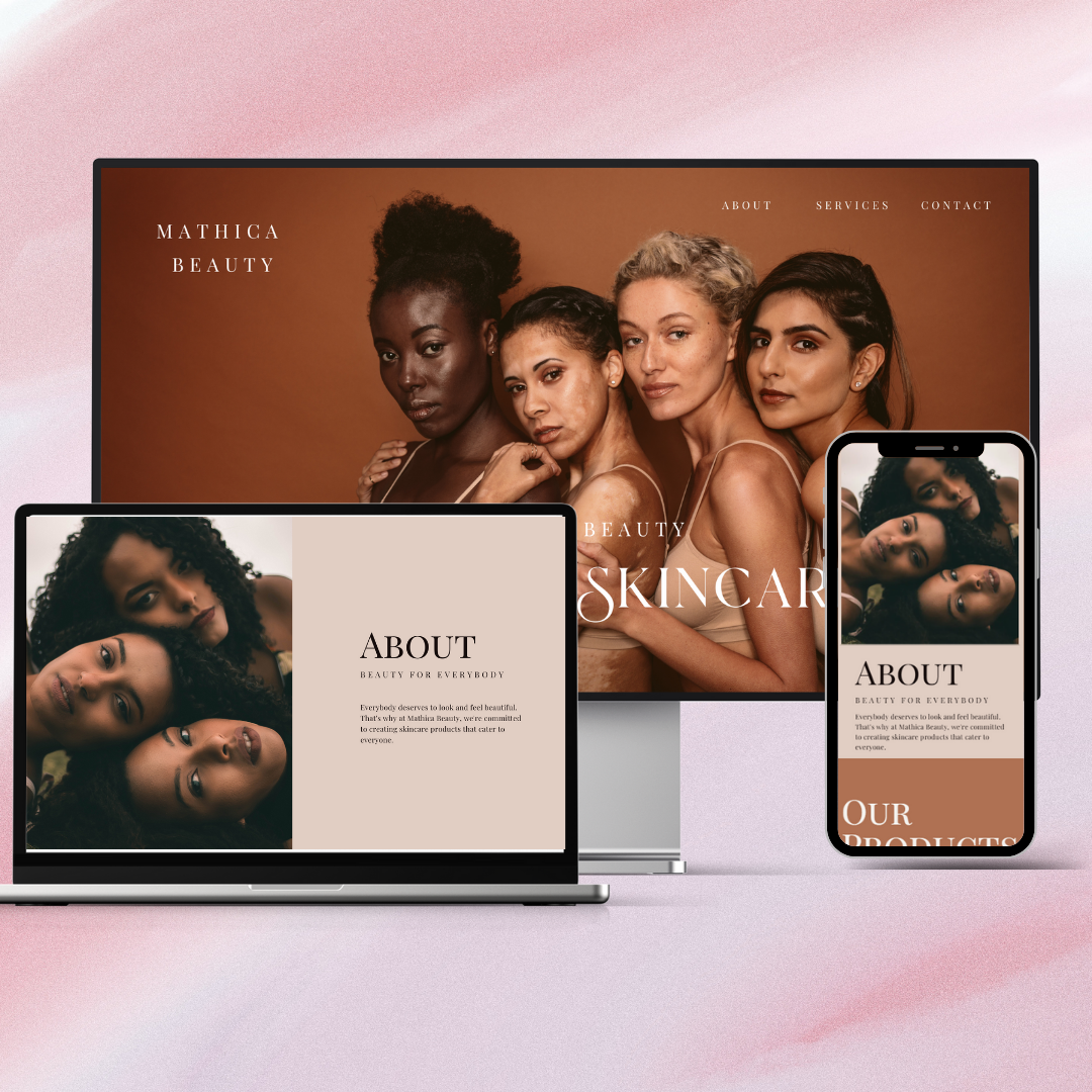 Sales Brand Website Template