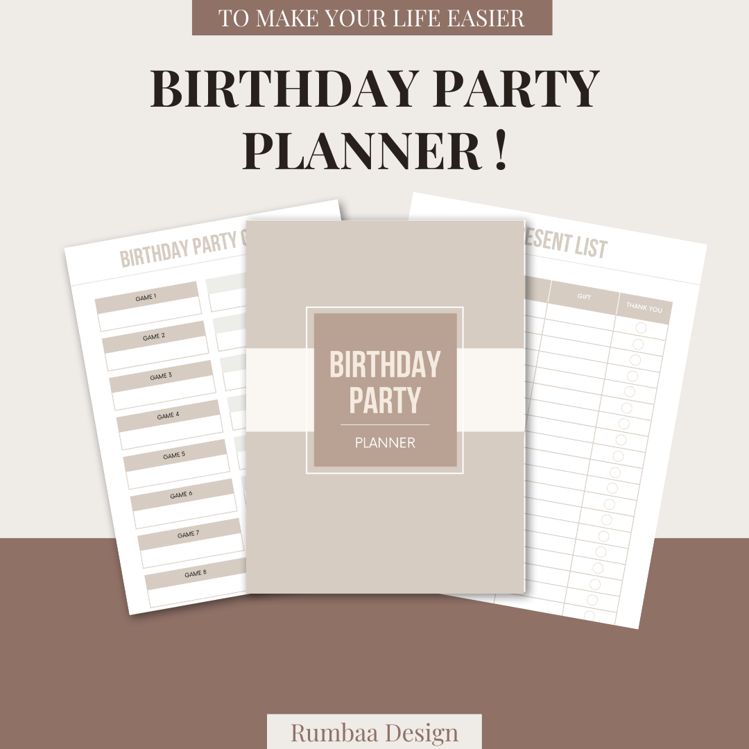 Birthday Party Planner
