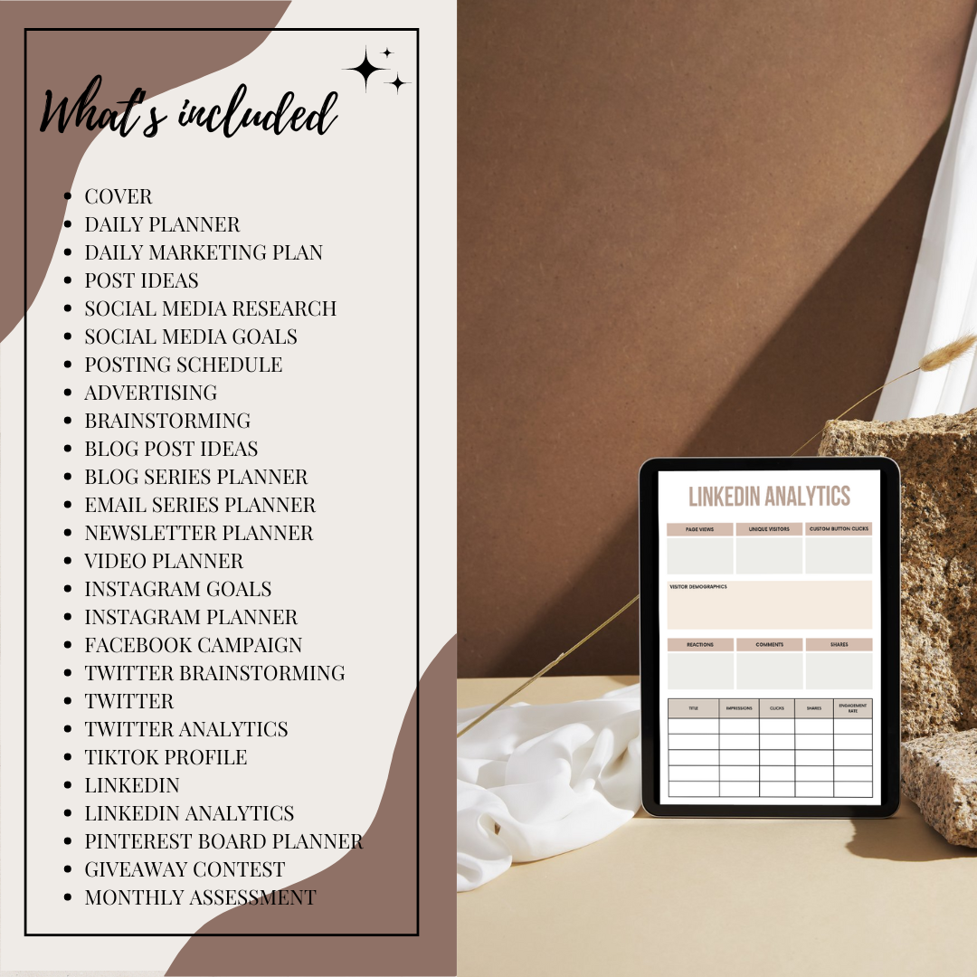 Social Media Marketing Planner