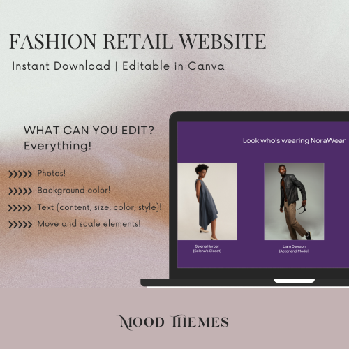Fashion Retail editable Website Template