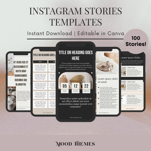 100 Instagram Stories Templates