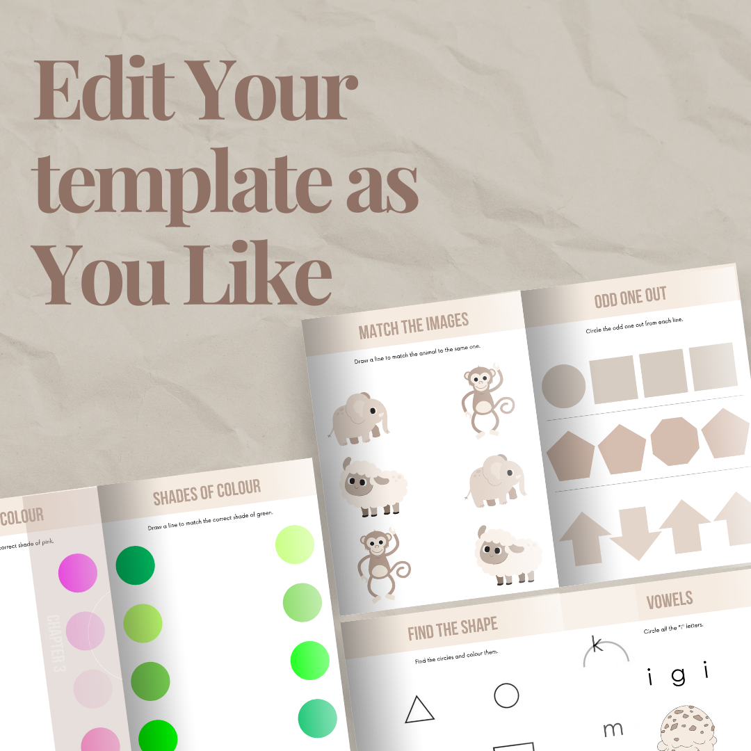 Toddler Learning Workbook