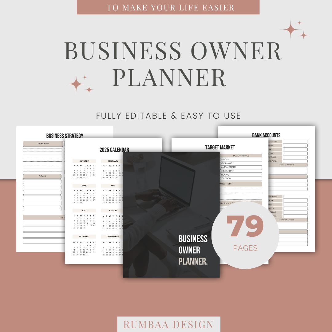 Business Owner Planner